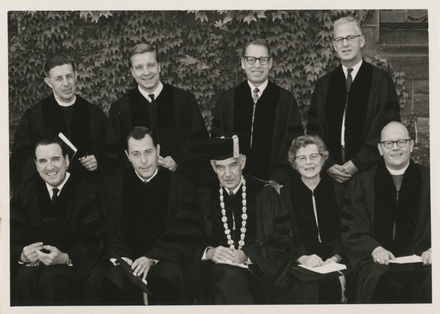 Title: Recipients of honorary degress (Trinity College, Hartford Connecticut);...