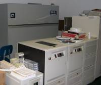 The DEC Vax minicomputer used for administrative functions The DEC Vax minicomputer used for administrative functions