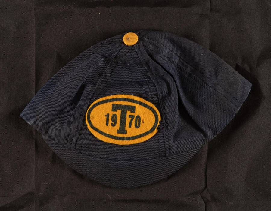 Title: Trinity College Class of 1970 beanie; Image ID:...